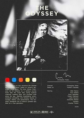The Odyssey Christopher Nolan Movie Poster