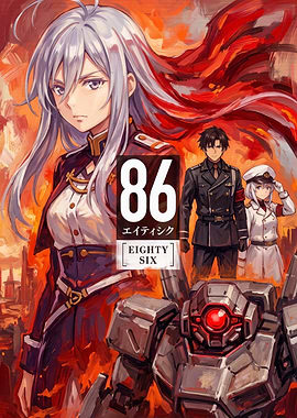 86 Eighty-Six Anime Poster