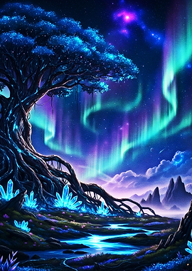 Aurora of the Crystal Valley