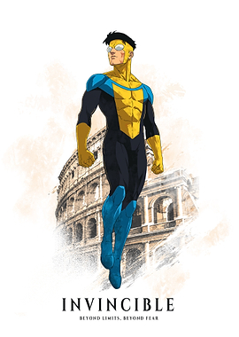 Invincible Superhero Poster