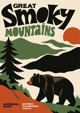 Great Smoky Mountains National Park Poster