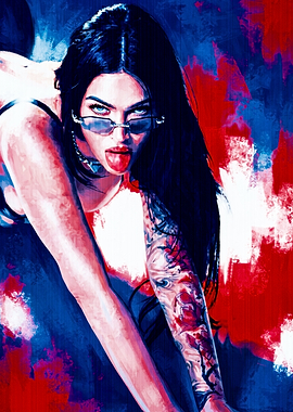 Megan Fox Artistic Portrait