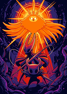 Hollow Knight and Hornet vs Radiance