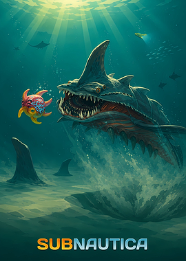 Subnautica Reaper Leviathan Encounter
