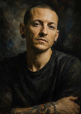 Portrait of Chester Bennington