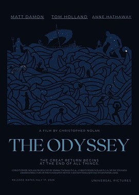 The Odyssey Christopher Nolan Movie Poster
