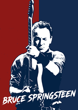 Bruce Springsteen Pop Art Poster