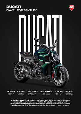 Ducati Diavel for Bentley Motorcycle