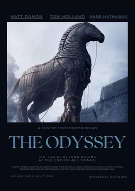 The Odyssey Christopher Nolan Movie Poster