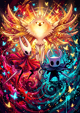 Hollow Knight Radiance Battle Art