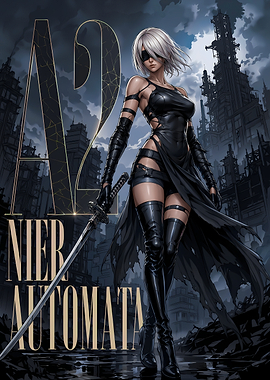 A2 - Nier Automata Fan Art