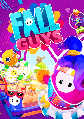 Fall Guys Vibrant Art