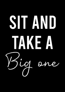 Minimalist Bathroom Typography Wall Art | Modern Black and White Funny Quote Poster