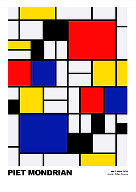 Piet Mondrian | Wee Blue Coo