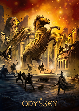The Odyssey Trojan Horse Battle