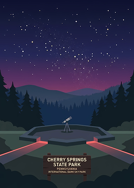 Cherry Springs State Park Stargazing Poster