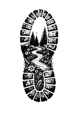 Nature Trail Inside Boot Print