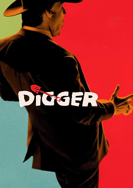 Digger Cowboy Pop Art Poster