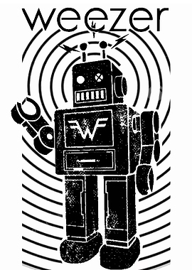 Weezer Robot Graphic Design