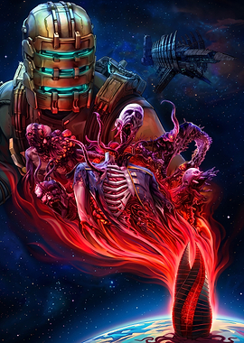 Dead Space Isaac Clarke and Marker