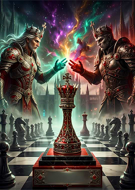 Epic Fantasy Chess Battle
