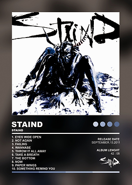 Staind Self-Titled Album Poster
