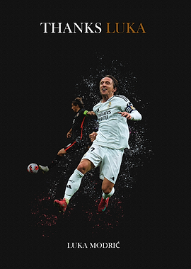 Luka Modrić Tribute Poster