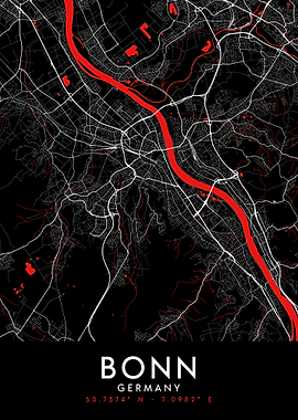 Bonn Dark Map