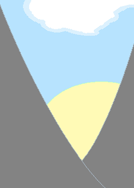 Minimalist Abstract Landscape Illustration