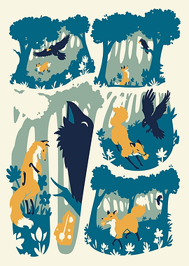 The Fox and the Crow Fable