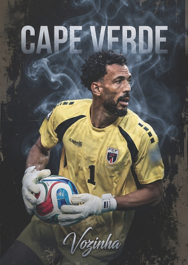 Vozinha Cape Verde Goalkeeper Poster