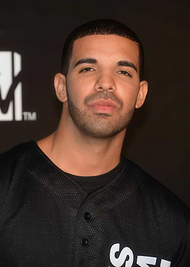 Portrait of Rapper Drake