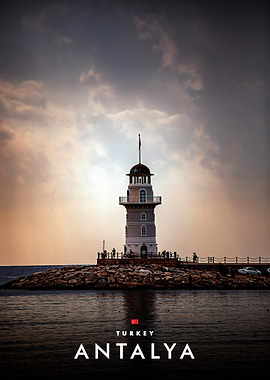 Alanya Lighthouse in Antalya Turkey