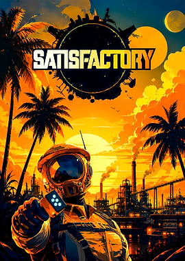 Satisfactory Game Poster