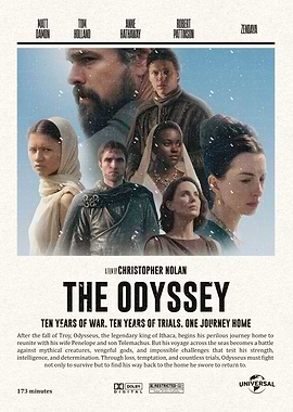 The Odyssey Christopher Nolan Movie Poster
