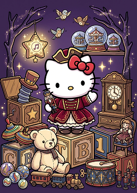 Hello Kitty Nutcracker Toy Collection