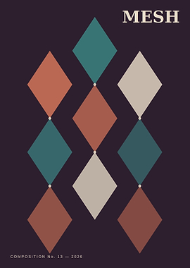 Minimalist Geometric Mesh Composition