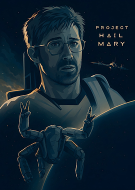 Project Hail Mary Ryland Grace Poster