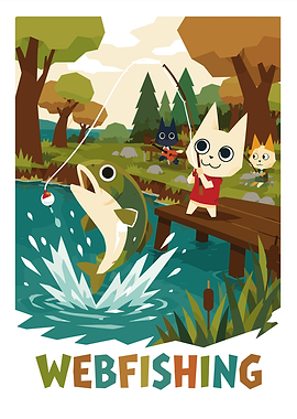 Webfishing Game Fan Art Illustration