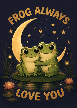 Frog Always Love You Illustration