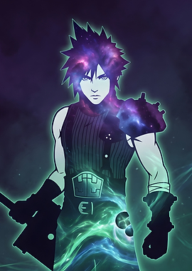 Cosmic Cloud Strife Final Fantasy VII Art