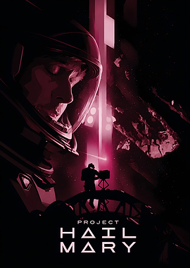 Project Hail Mary Space Poster