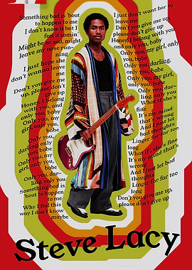 Steve Lacy Music Poster