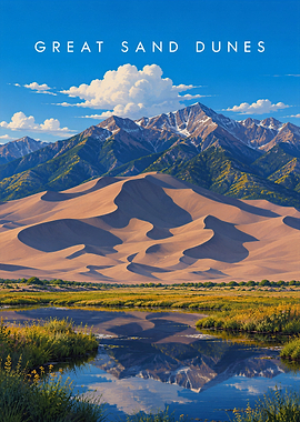 Great Sand Dunes National Park Poster