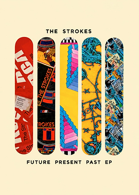 The Strokes Future Present Past Skateboards