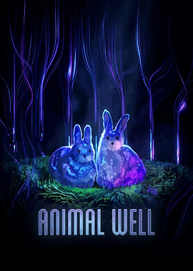 Animal Well Game Poster