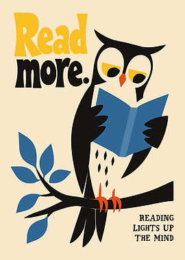 Read More Owl Poster