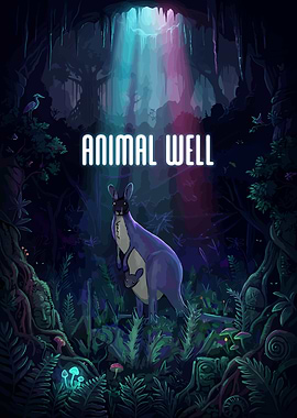 Animal Well Video Game Poster