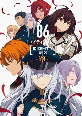 86 Eighty-Six Anime Character Poster