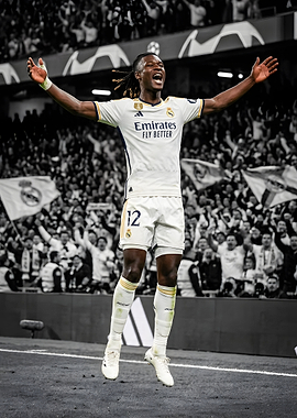 Eduardo Camavinga Celebrating Goal